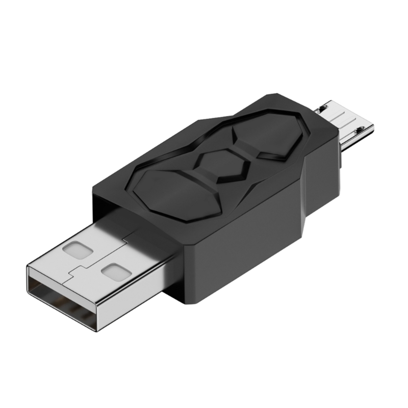 USB2.0 Adapter Micro/Mini Man Vrouw Converter Connector USB Wisselaar Adapter voor Computer Tablet PC Mobiele telefoons: Zilver