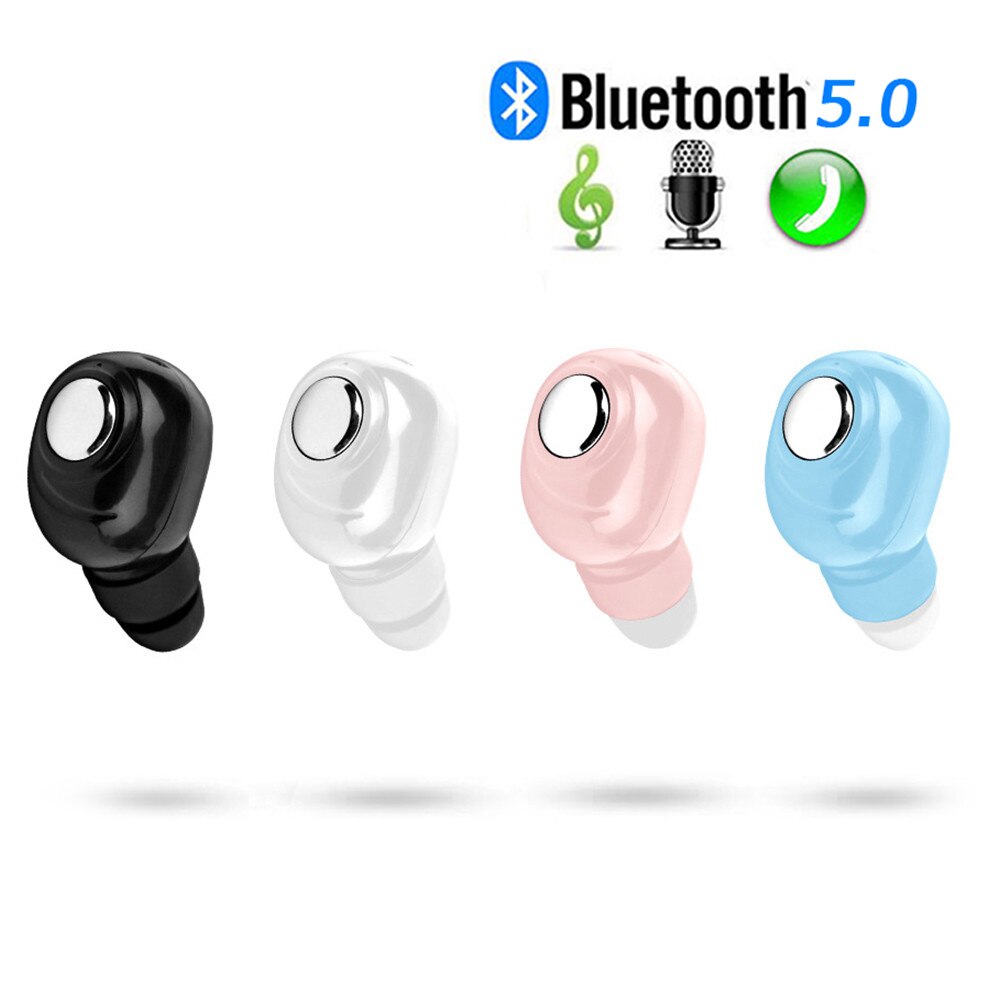 Bluetooth Oortelefoon Met Microfoon Handsfree Draadloze Koptelefoon Hoofdtelefoon Sport Waterdichte Draadloze Hoofdtelefoon Bluetooth 5.0
