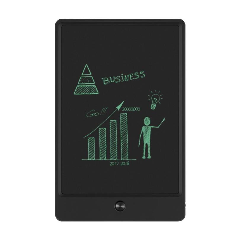 10 inch Drawing Tablet Graphic Portable LCD Electronic Writing Tablet Digital Handwriting Light Box Pad with Touch Screen Pen: Black