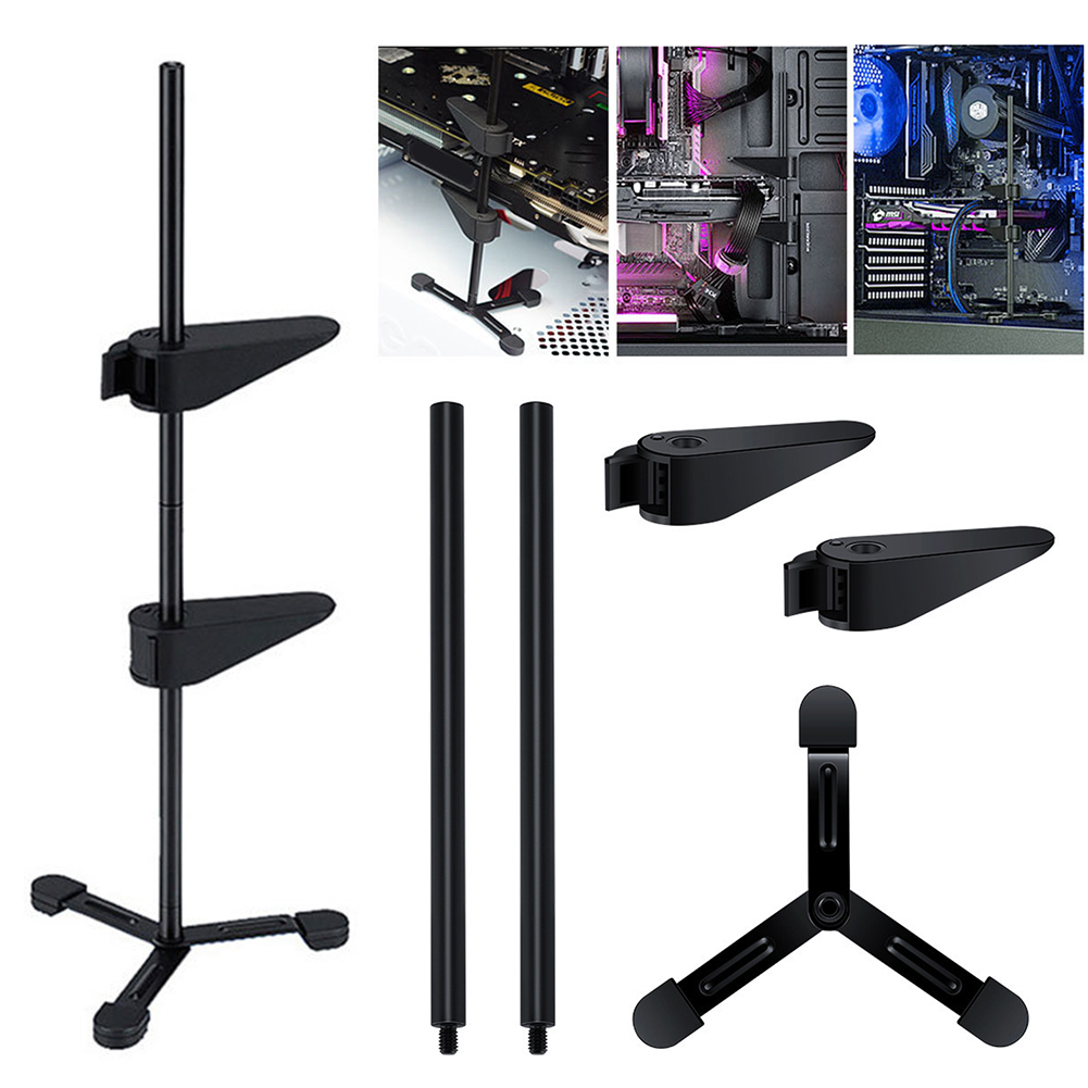 Video Card Holder Double Layer Graphics Card Adjustable Video Card Holder Stand Double Layer Support Jack Bracket