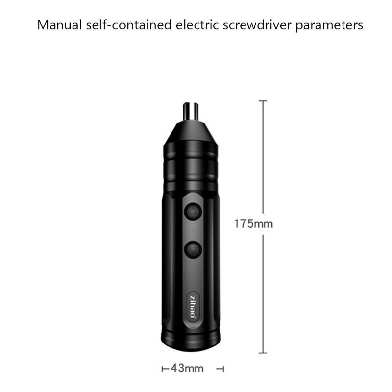 Mini Electric Screwdriver Smart Cordless Automatic Screwdriver Multifunction USB Rechargeable Portable Power Tools Set With Bits