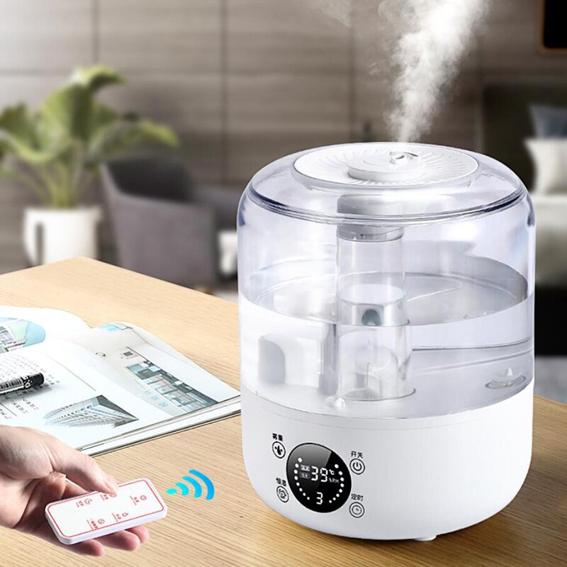 ATWFS High-capacity Water Smart Air Humidifier Diffuser Home Office Ultrasonic Purification Aromatherapy Humidification