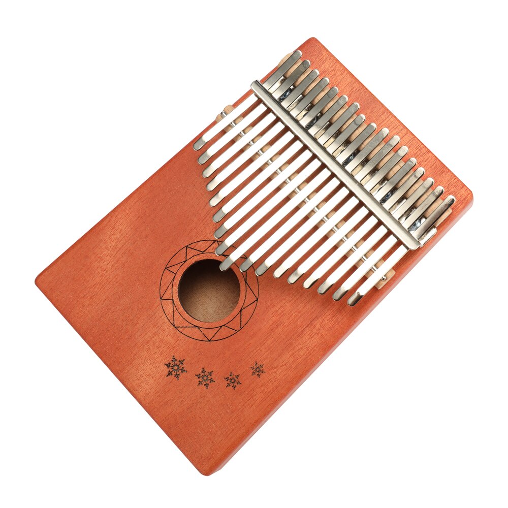 17 Keys Kalimba African Solid Mahogany Thumb Finger Piano Wood Kalimba Portable Musical Instrument