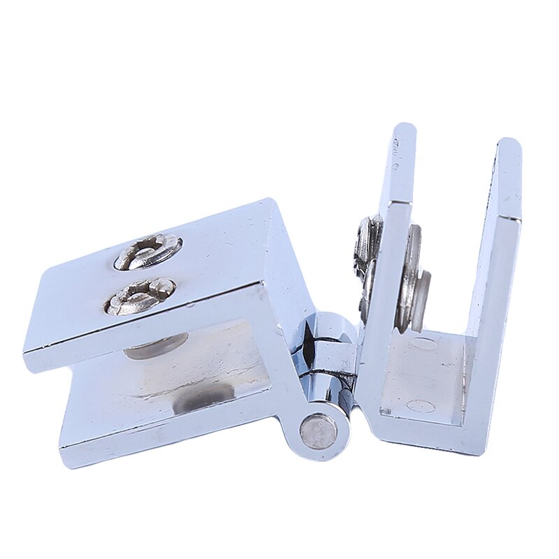 Cabinet Door Hinge /Glass Clips Clamp For Showcase Cupboard Single And Double Glass No Hole Furniture Hardware 90/180 Degree