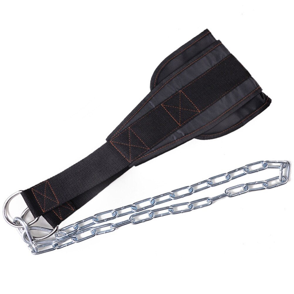 Fitness Gewicht Riem Met Verdikte Verbreed Keten Professionele Gym Pull-Up Barbell Gewichtheffen Bodybuilding Riem