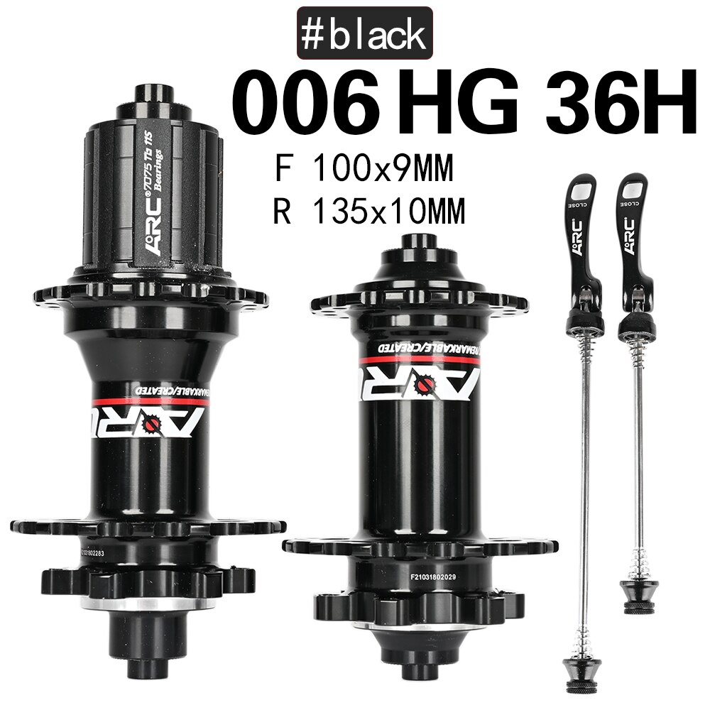 Nanlio Bicycle Hubs ARC 006 Mountain Bike Hub - NBK Bearing Aluminum Alloy Hub for 8-12 Speeds | Available in 32/28/36 Holes: Yellow