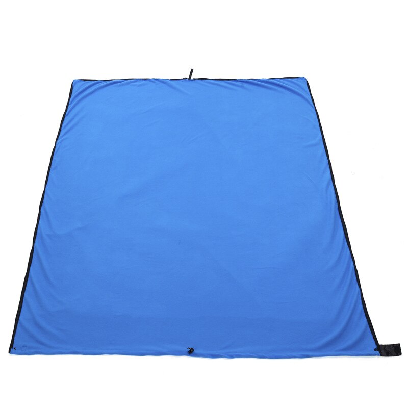 Fleece sovepose underlag udendørs indre iført campingudstyr indendørs hotel transportabelt tæppe picnic foldemåtte seng colchon