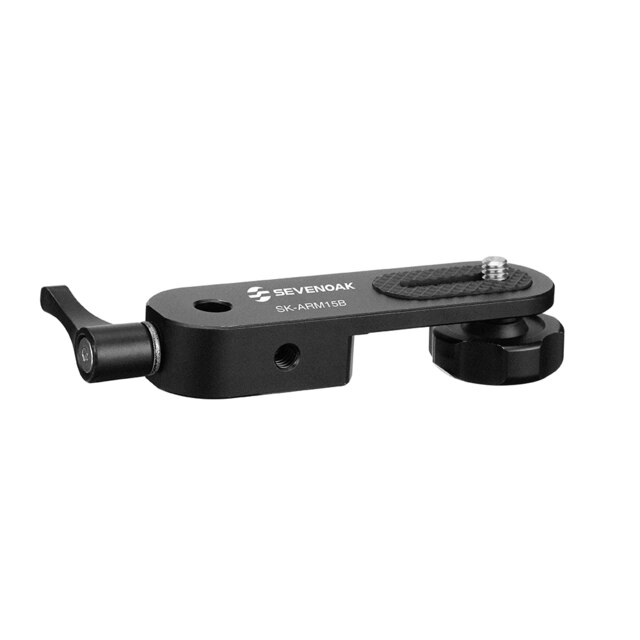 Sevenoak SK-ARM15A brazo mágico articulado de aluminio pivotable de 360 ° viene con extremos giratorios diseñados para luces, monitores, etc: B-Universal bracket