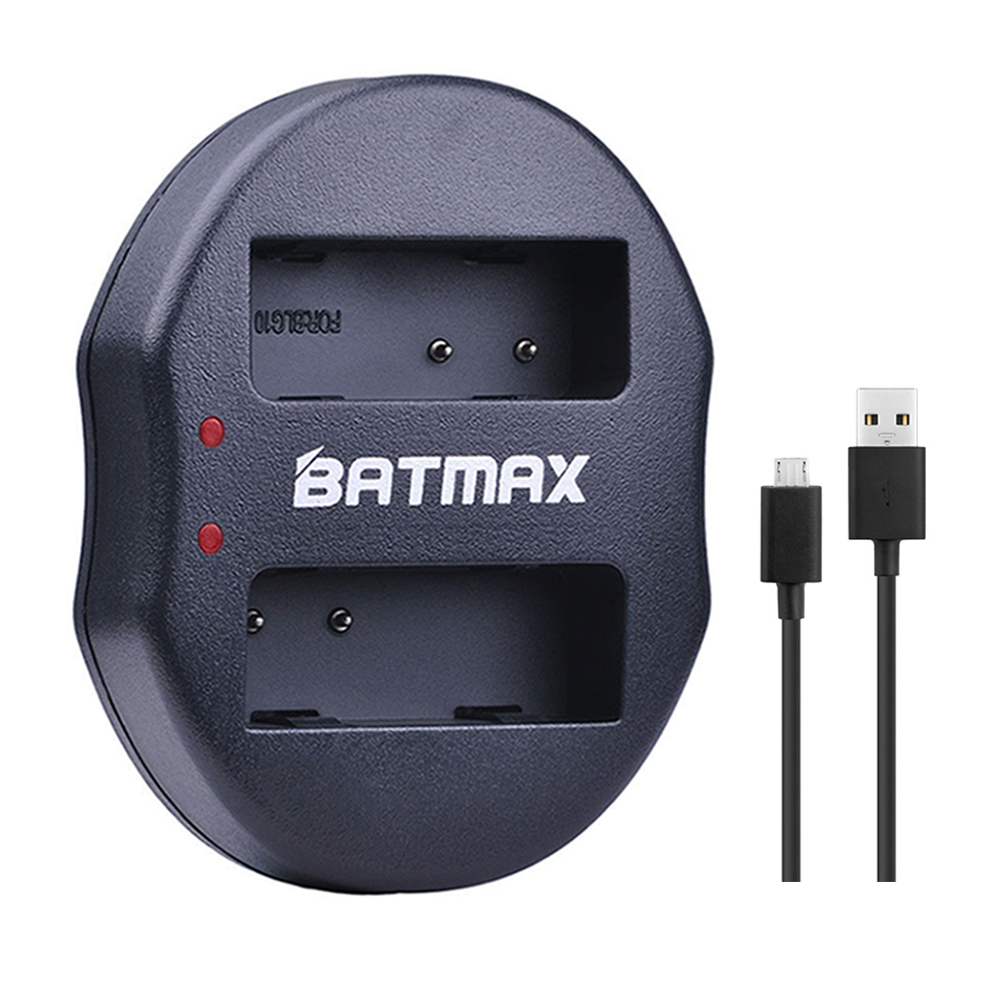 USB Dual Ladegerät für Panasonic DMW-BLE9, DMWBLE9E BLG10E BLG10GK BLG10 DMC-GF6 DMC-GX7 GF6 GX7