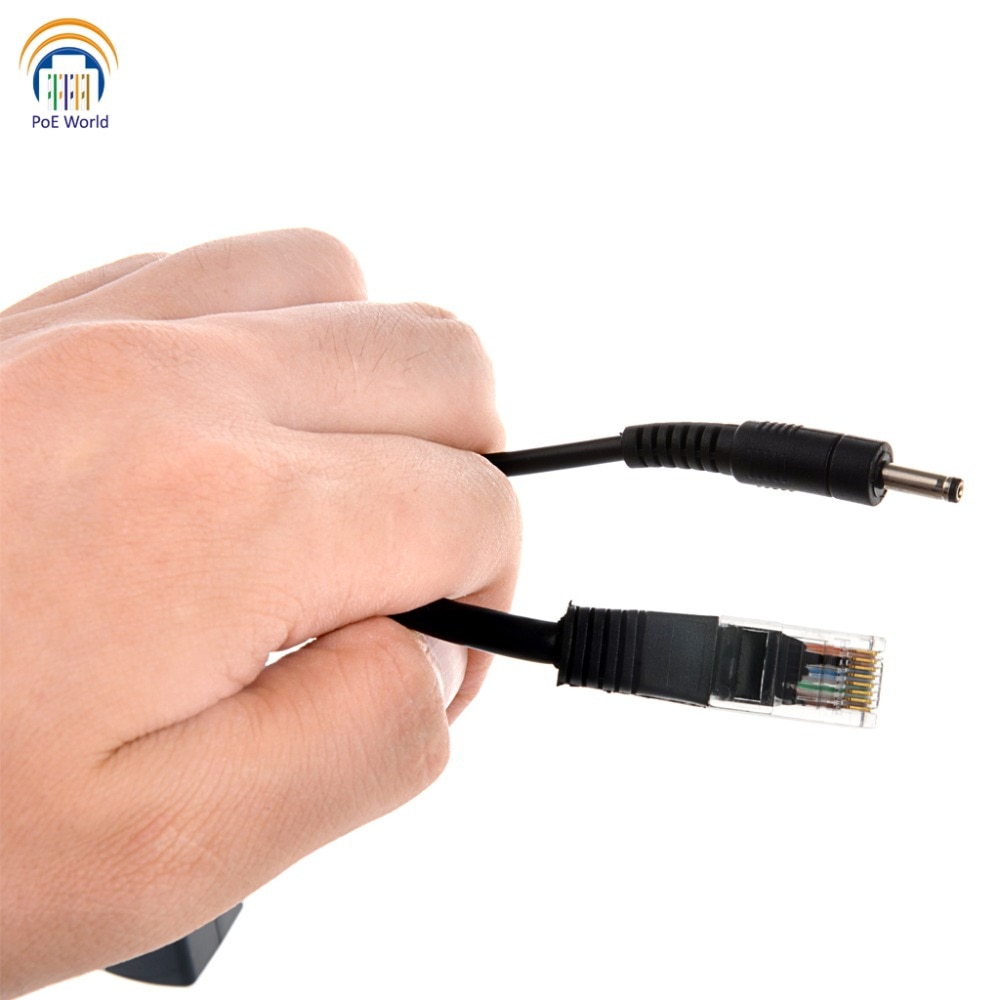 Gigabit 802.3af POE splitter for non-poe device Passive 5 Volt PoE separator works with Foscam Dropcam any 5v device