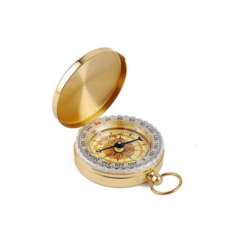 Full Copper Metal Clamshell Compass
