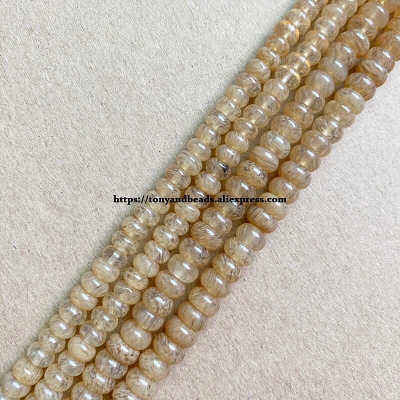 2 Veel Meer 10% Korting! Natuursteen Glad Rondelle Citrien Quartz 7 &quot;Losse Kralen 4X6 5X8mm Pick Maat Voor Sieraden Maken Diy: 5x8mm 36 to 38pcs