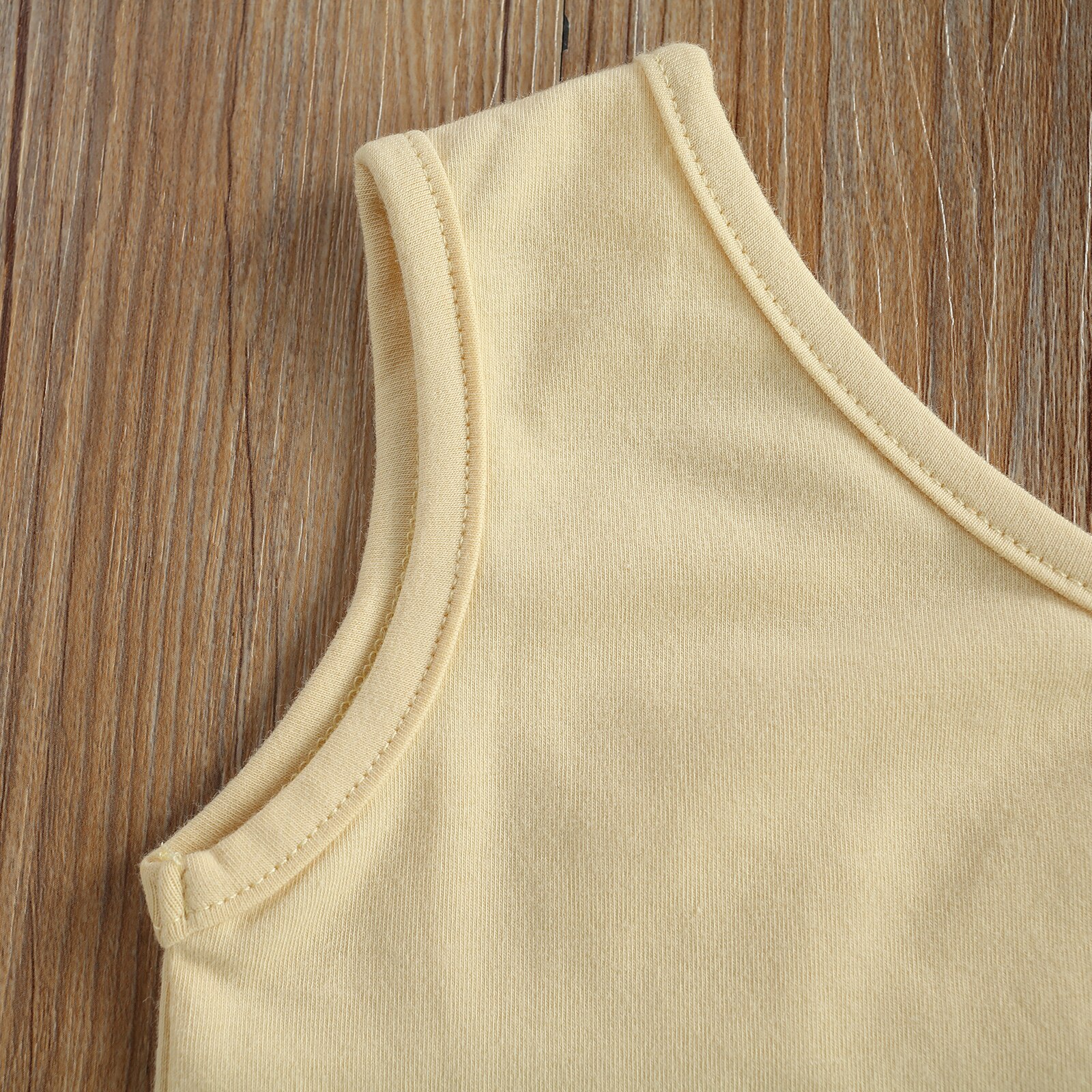 0-4Y Summer Kids Girls Clothing One Shoulder Sleeveless Crop Top Vest+Shorts Toddler 2pcs Outfits Set