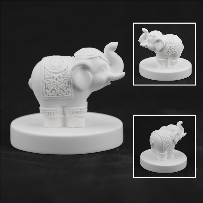 3D Olifant Kaars Siliconen Mal Voor Diy Handgemaakte Aromatherapie Kaars Gips Ornamenten Handwerk Zeep Mold Hand Maken