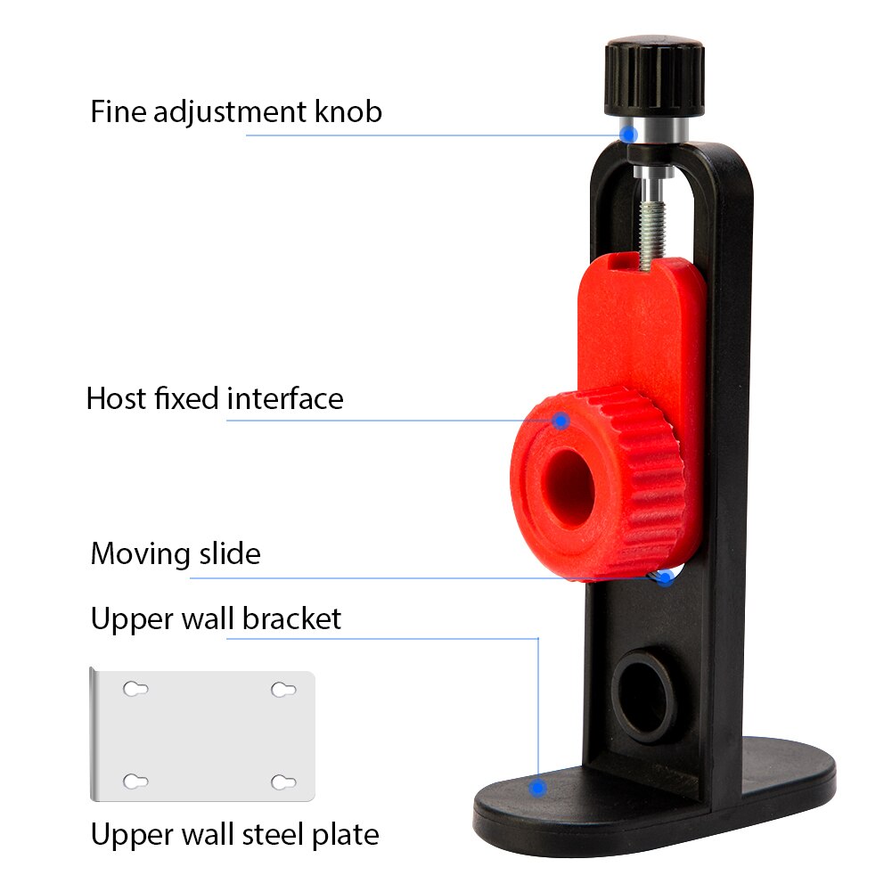 Universal Fit Super Strong Wall Mounted Home Leveling Support Level Bracket Rack Multifunctional 1/4'' Thread Positioning Device