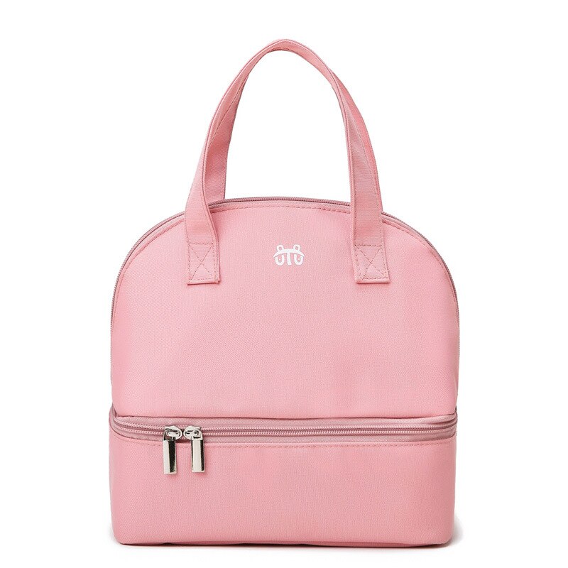 Luiertas Kleine Nummer Lichtgewicht Hand Rugzak Lunch Tas Moedermelk Moedermelk Opslag Versheid In: Pink Hand Milk Insulated Bag