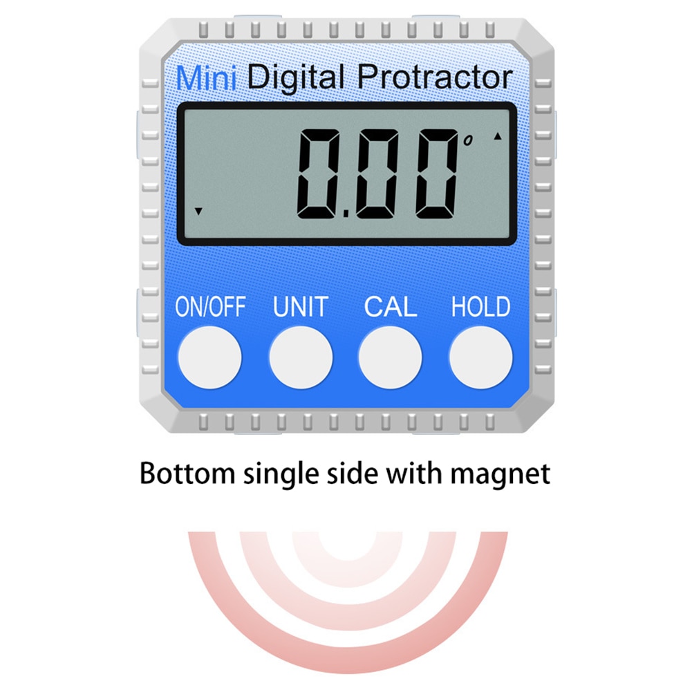 Electronic Protractor Measuring Tools Mini Digital Protractor Electronic Goniometer Inclinometer Digital Level Meter