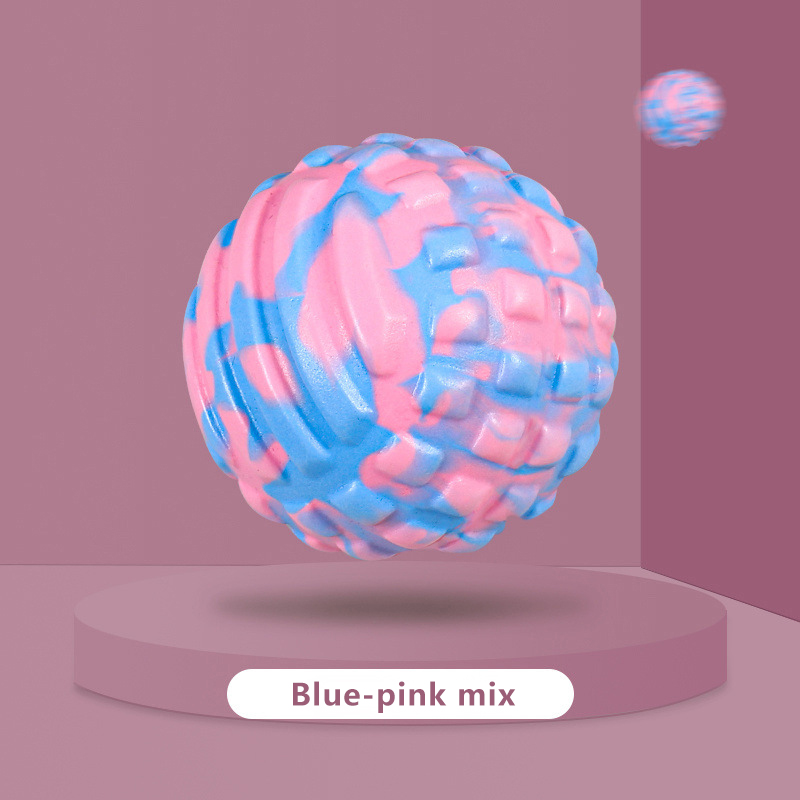 Diâmetro leve da bola da fáscia do relaxamento do corpo da aptidão 7cm material de tpe da bola da massagem da ioga: Bege