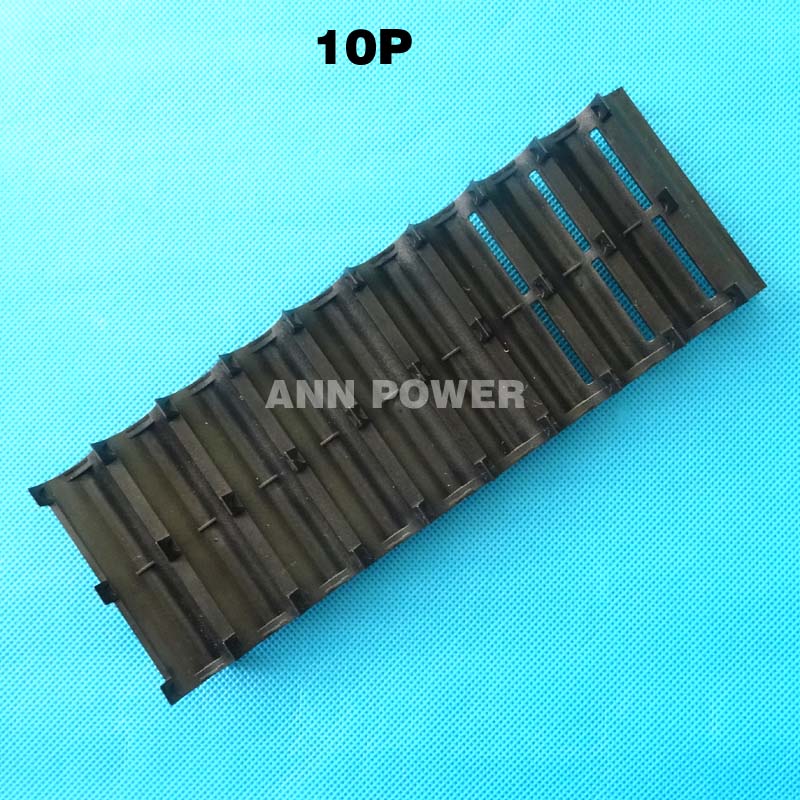 18650 bateria 10p 13p titular para 10s 36v 13s 48v bateria 2*10 2*13 suporte de plástico 18650 suporte de bateria de lítio: Branco