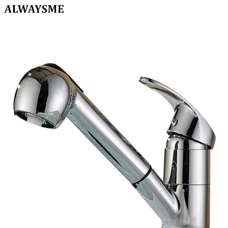ALWAYSME Ausziehbarer Wasserhahn im klassischen Stil für Wohnmobile, Wohnmobile, Boote, Marine, Yacht