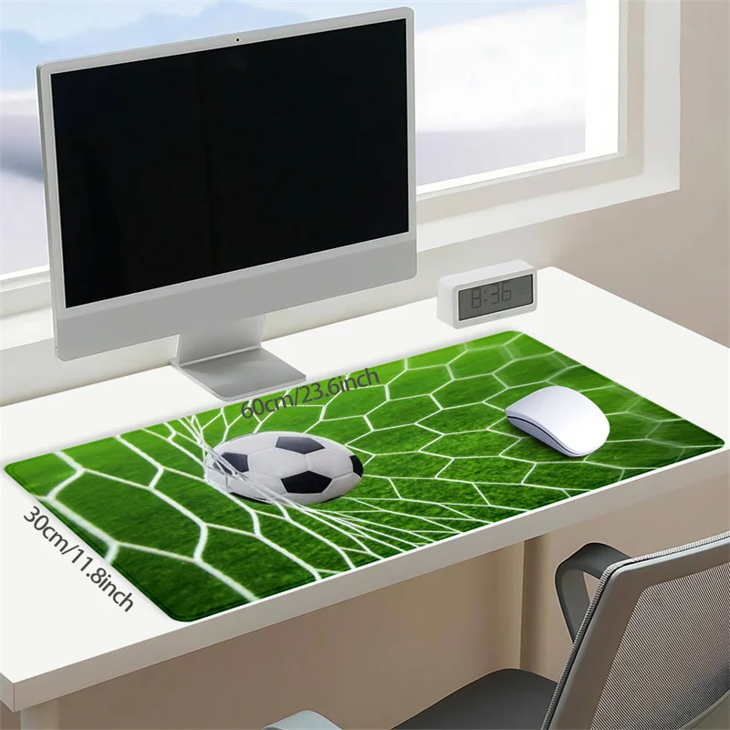 Football Themed Mouse Pad Anti-slip Rubber Base Desk Accessories Football Net Mat 40X90CM Pads Rectangular Shape Gaming Mousepad