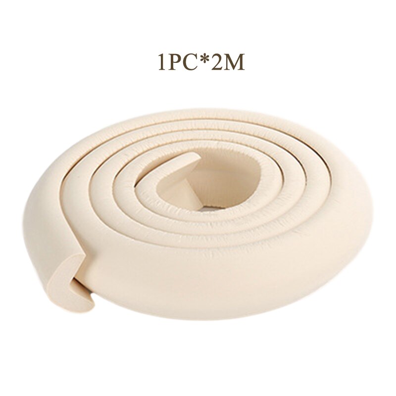 Baby Safety Corner Protector Home Edge Table Furniture Corner Baby Proof Protection Cover for Kids Child Safety Anticollision: 1pc beige stripe