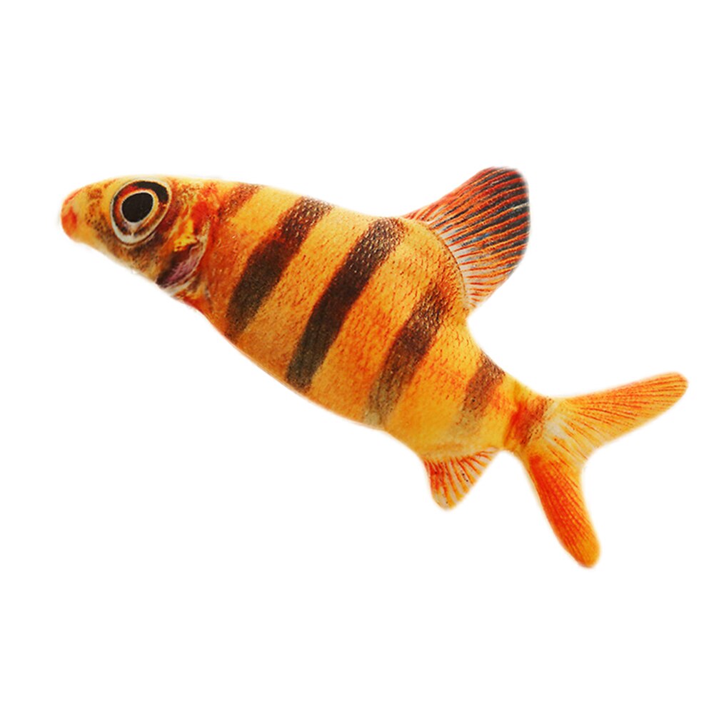 poisson électrique chat jouet réaliste en peluche mobile poisson cataire Kicker jouets électrique poisson jouet avec câble USB: H