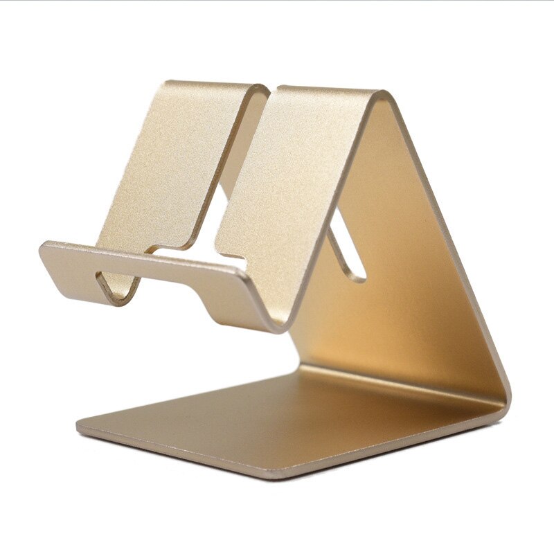 Metal Universal phone stand phone supports Iphone, Xiaomi, Samsung, Huawei tablet stand desktop phone stand: gold