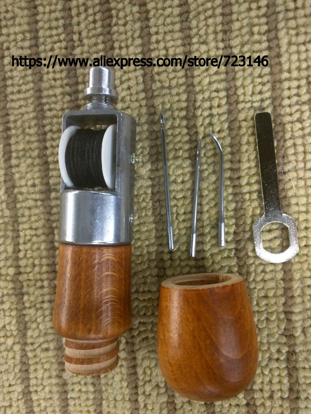 1SET ALOT &amp SPEEDY STITCHER SEW AWL Sewing - Canvas Repair Army Field Gear Hiking Camping needle for japan