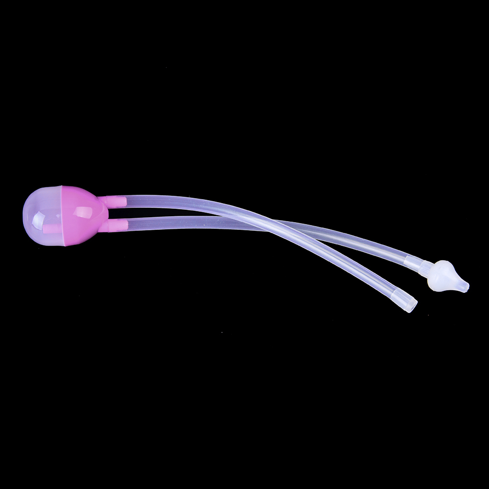 1 Pcs Baby Veilig Neus Stofzuiger Zuig Neusslijm Loopneus Aspirator Baby Kids Gezonde Zorg Handig: Roze