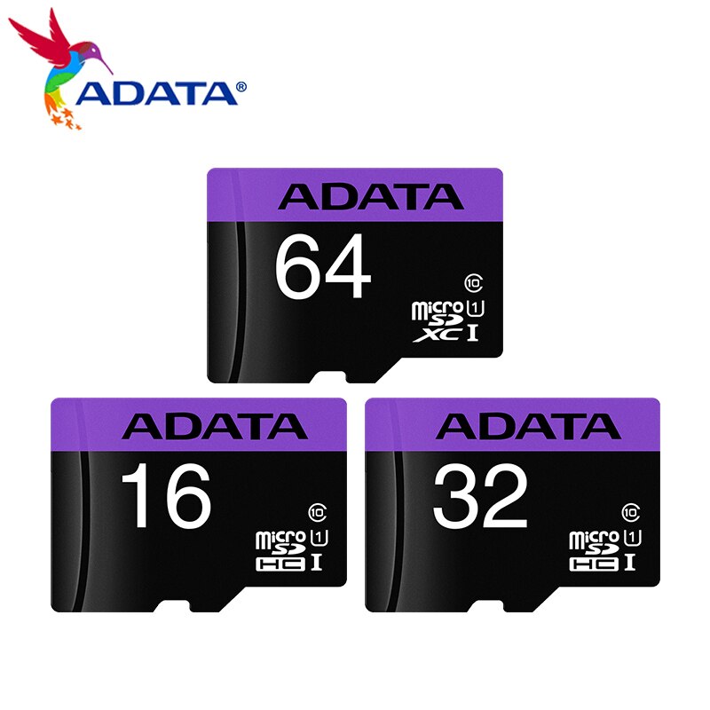 Originele Adata Geheugenkaart 64Gb 32Gb 16Gb Class 10 Flash Card U1 Micro Sd-kaart 64Gb 32Gb 16Gb Tf Card Voor Smartphone