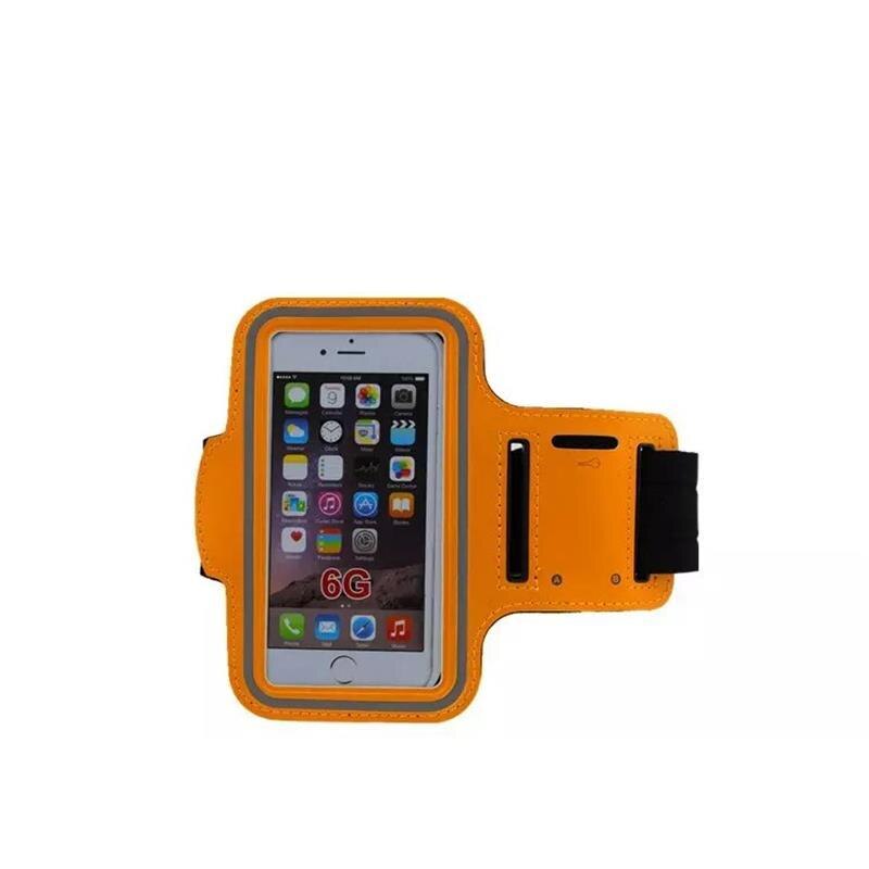 Universal Waterproof Sport Armband For iPhone 5S 5C 5 5G 4S 4 Adjustable 5S 4S Phone Running Walking Wristband Arm Band Bag ><: Orange