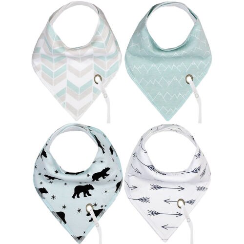 Baby freundlicher Baumwolle Karikatur Nette Bandana Lätzchen Fütterung Speichel Handtuch dribbeln Dreieck