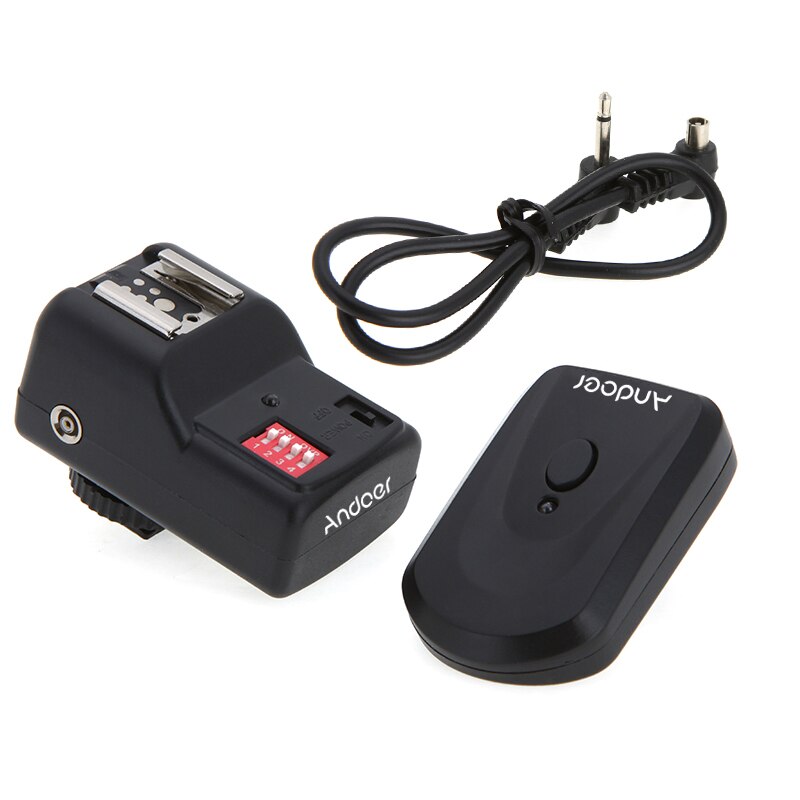 Andoer 16 Kanalen Radio Wireless Remote Speedlite Flash Trigger Universeel voor Canon Nikon Pentax Olympus PT-16GY Studio Outdoor