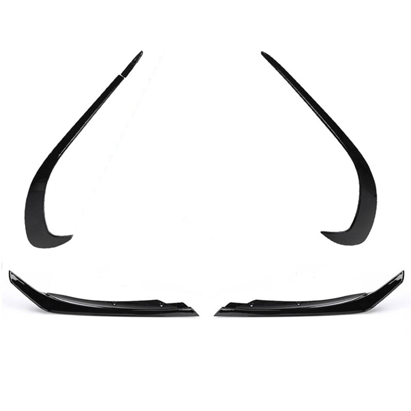 Car Front Bumper Under Splitter Spoiler Canards Ai... – Vicedeal
