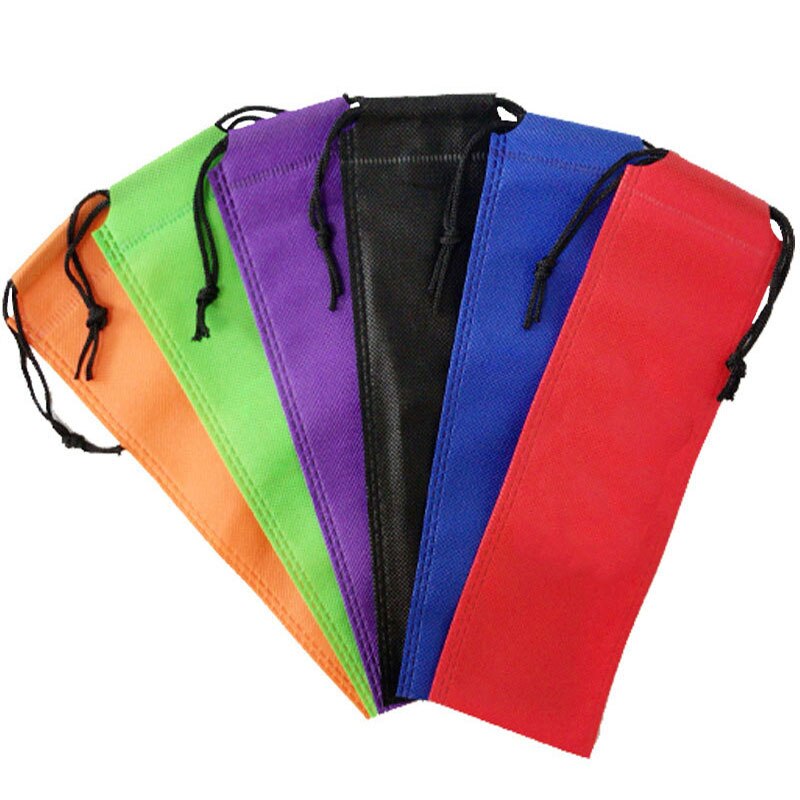 304 Stainless Steel Metal Straws Drink Cocktail Color Silicone Head Straw Travel Portable Set