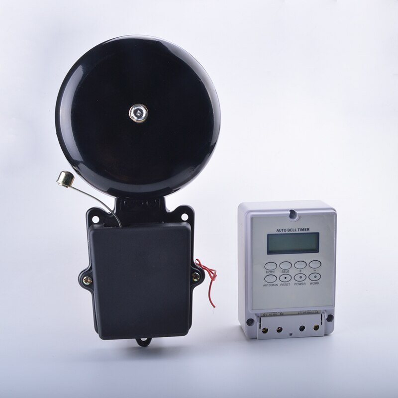 Auto bell ring timer controller school bell 220V ZYT08 with ring bell ,80 times one day,10 inch ,12 inch outlet timer