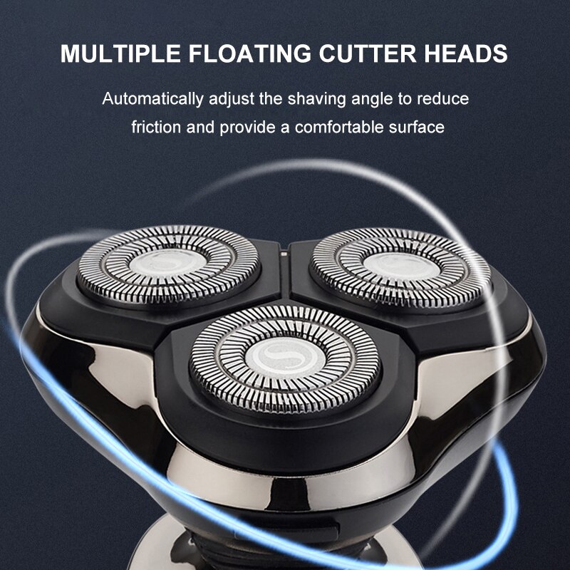 Elektrisch scheerapparaat 3d trimmers voor baard, usb oplaadbaar elektrisch scheerapparaat, elektrisch scheerapparaat voor mannen, baard, scheerapparaat