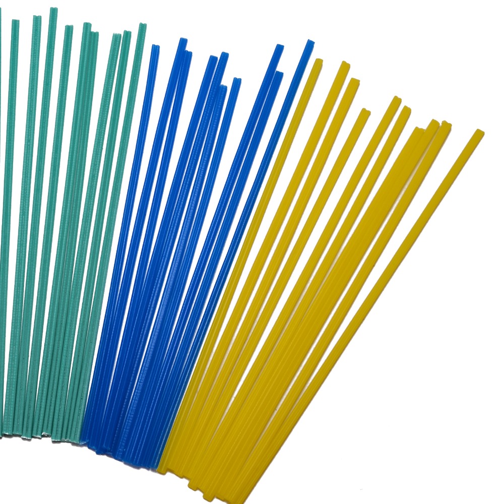 50pcs Plastic Lassen Staven 5 Kleur Lasser Sticks met Corrosiebestendigheid Blauw/Wit/Geel/Rood /groen