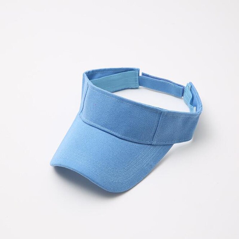 unisex herre, damesport, baseballcapser med hul topp utendørs solskjerm med topp solhatter sommer solskjermhatt: Blå