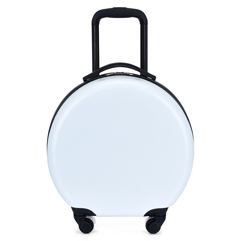 18 Inch Ronde Trolley Case Leuke Student Koffer Universele Wiel Koffer 40X40X20CM