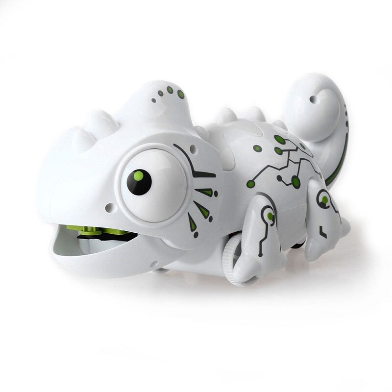 Zdalnie sterowane zabawkowe roboty kameleon zwierzęta zmienne światło Model elektroniczny zwierząt inteligentny pilot robot zabawka urodziny prezenty 2.4GHz