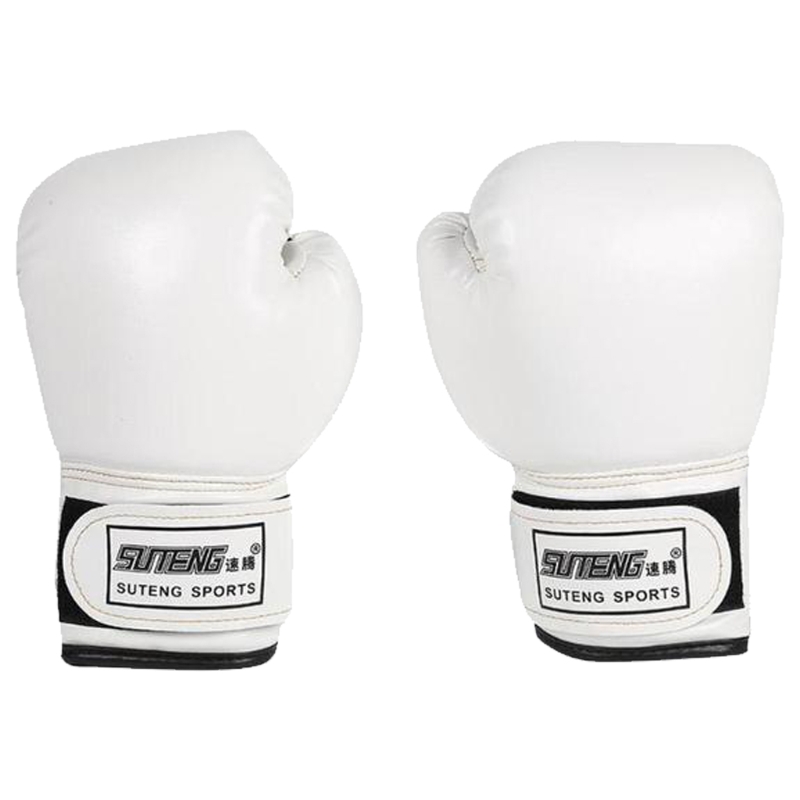 3–10 Jahre freundlicher-Boxhandschuhe für Jungen und Mädchen, Boxhandschuhe, Boxtrainingshandschuhe, freundlicher-Sparring-Boxhandschuhe: Weiß