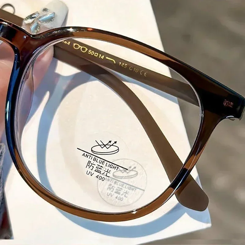 Ronde Frame Bijziendheid Bril Anti-Blauw Licht Brillen Vrouwen Oogbeschermende Computer Bril Dioptrie -1.0 -1.5 -2.0 tot -4.0