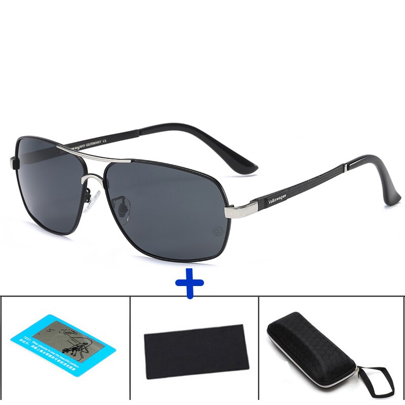 Brand Men's Polarized Sunglasses For Driving UV Protection Eyewear Travel Sun Glasses: Grey 2