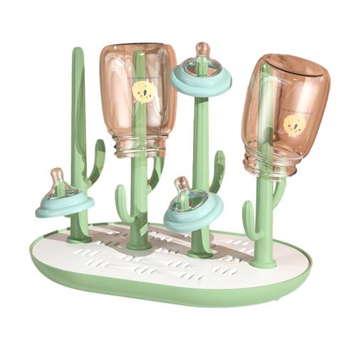 Baby Fles Droogrek Baby Fles Schoonmaken Droger Afdruiprek Opbergrek Boom Vorm Rack Voor Baby Flessen Verwijderbare: E