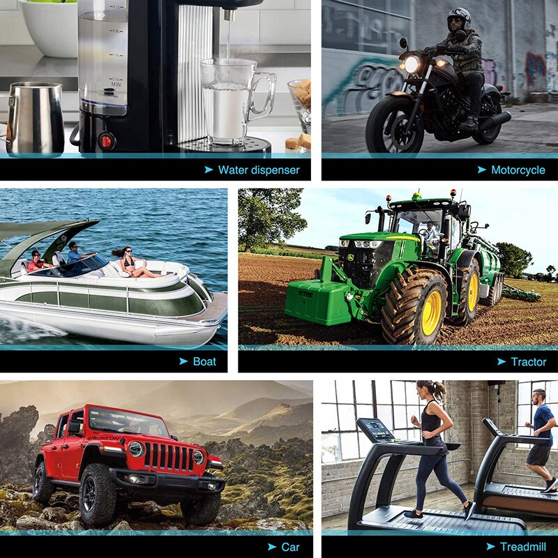 Round Toggle LED Switch 12V 20A Car Truck Rocker 3 Pins On-Off Control for Car Truck Boat Modification Switch