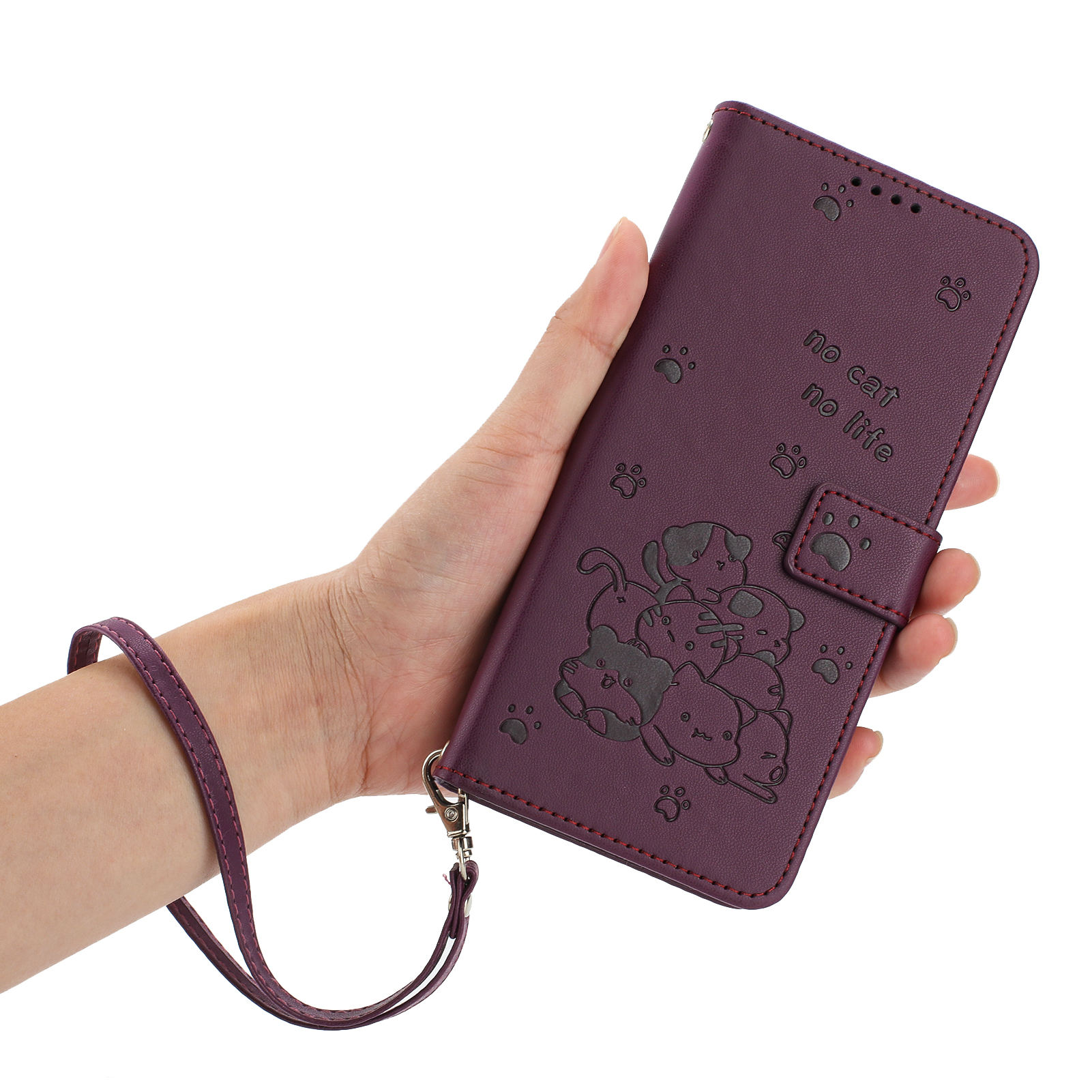 Magnetisk flip-pung med kortholder, læderetui til tecno pova 6 neo 5 pro 3