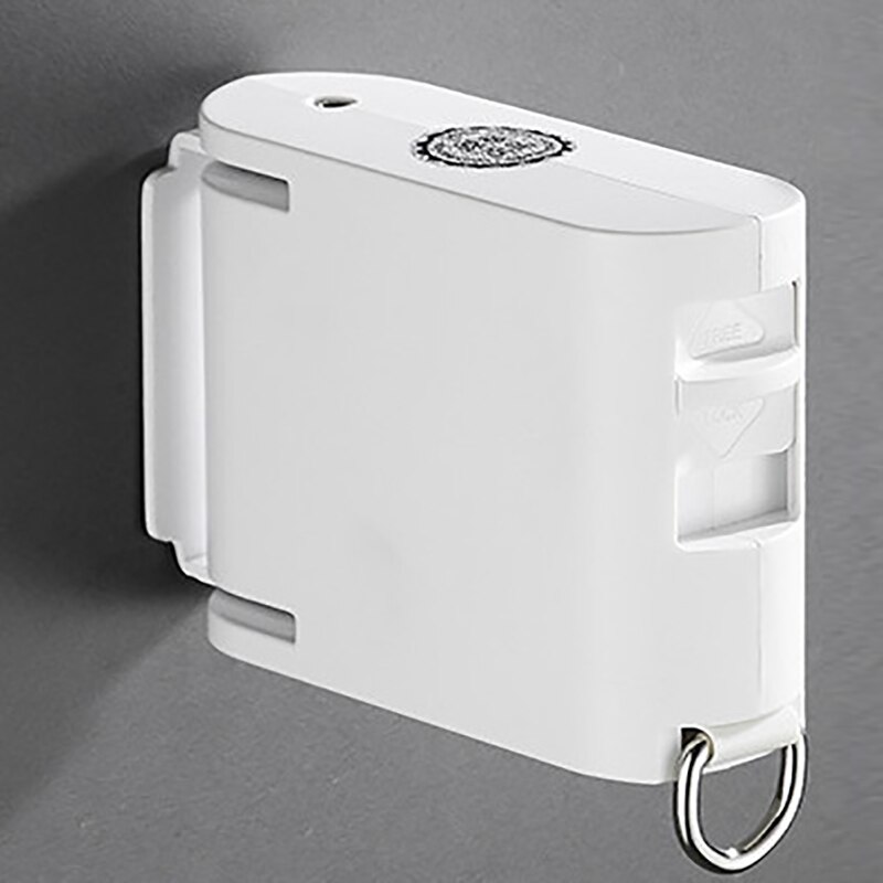 Indoor Outdoor Retractable Laundry Clothesline Wall Hanging Stretch Washing Clothes Line Shrinking Balcony Invisible Line