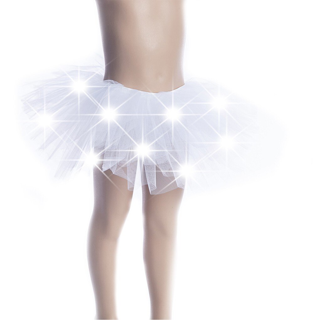 1PC Cartoon Leuke LED Licht Meisje Kids Kleding Ster Tutu Rok Prinses Christmas Party Tutu Tulle Stage Dance rok: 01
